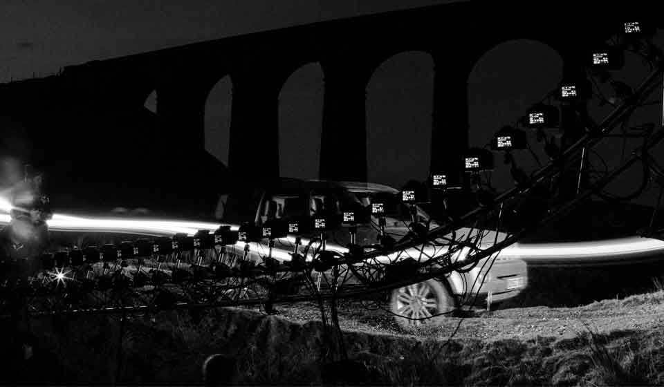 glencoe-light Land Rover shoot with bullet time rig