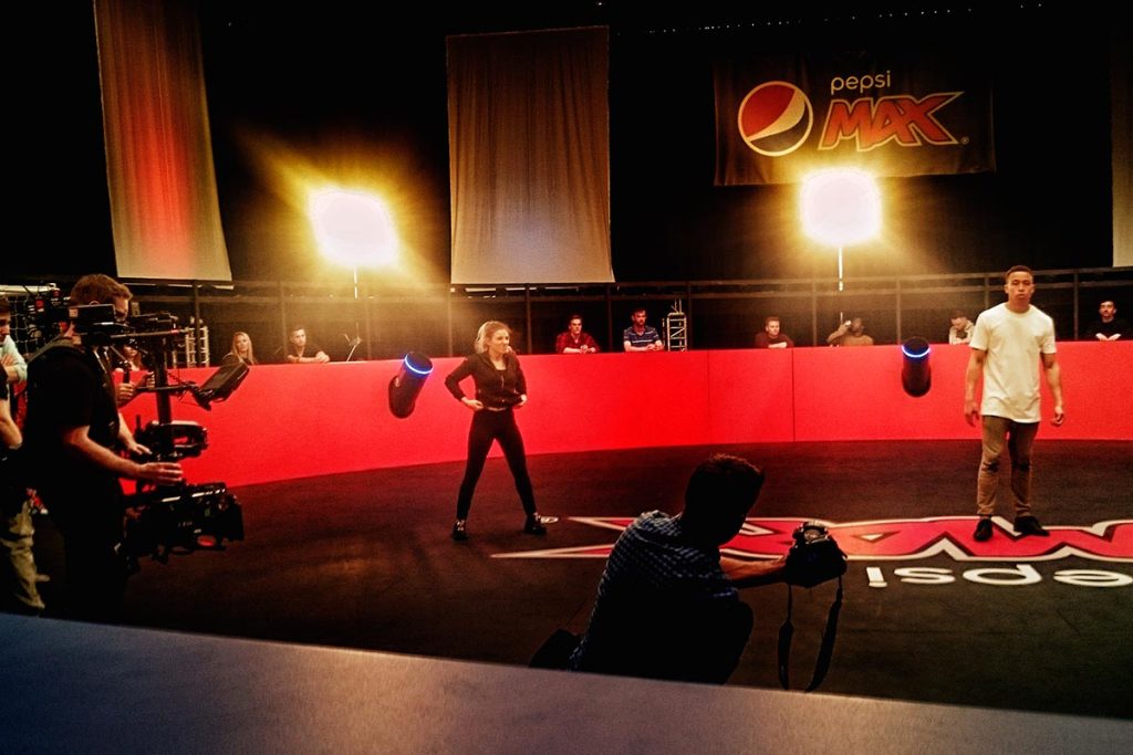 Pepsi Max Volley 360, behind the scenes
