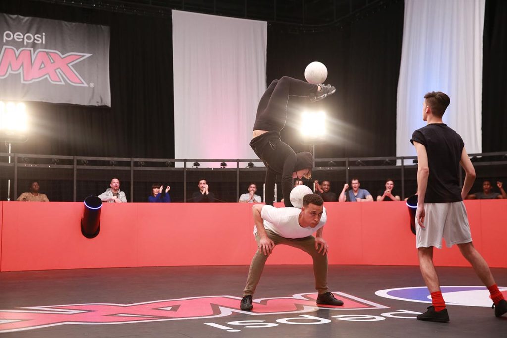 Pepsi Max Volley 360, behind the scenes