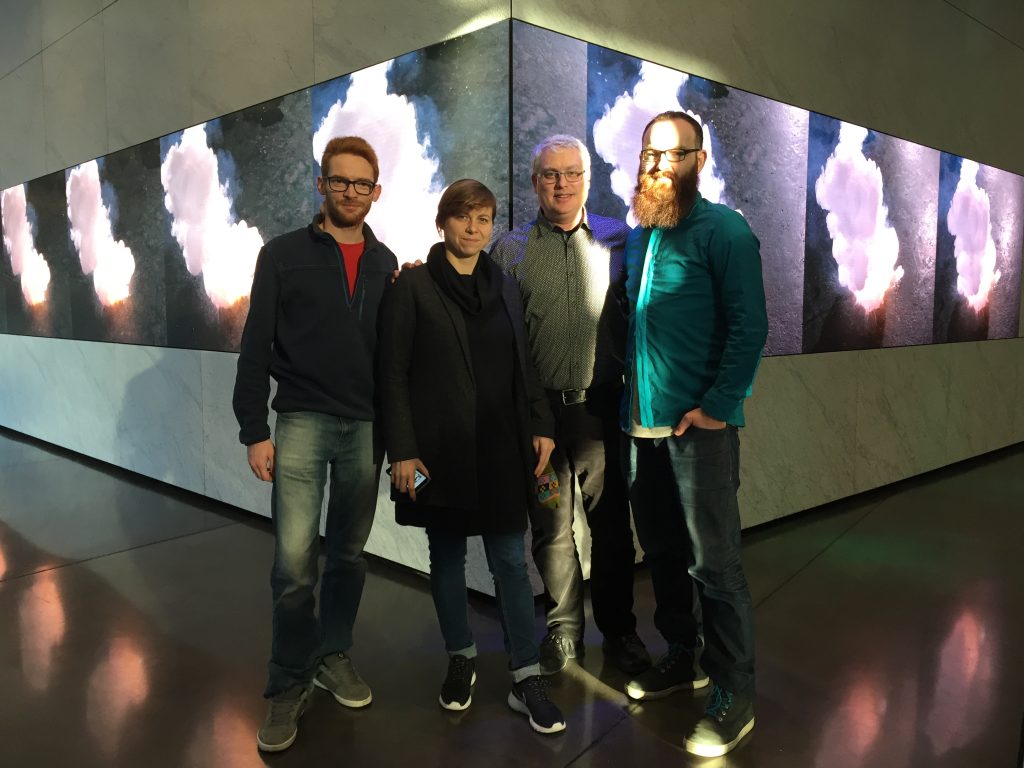 Sophie Clements – Installation at Dolby HQ, behind the scenes