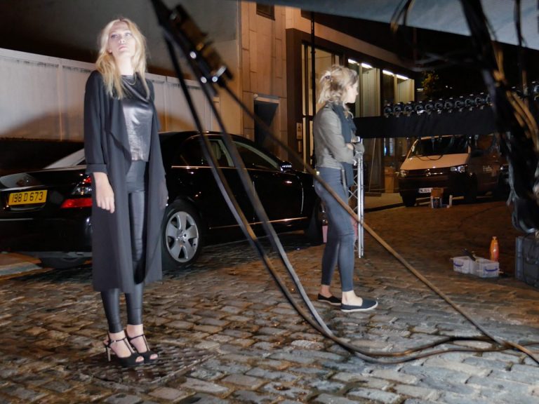 The female model on the second position