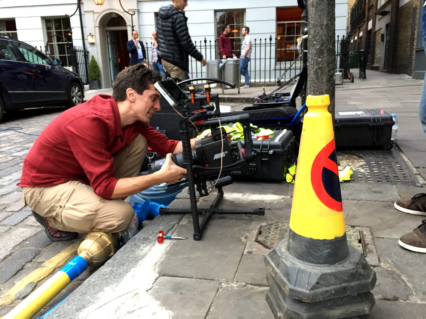 Arri camera on a handheld gimble