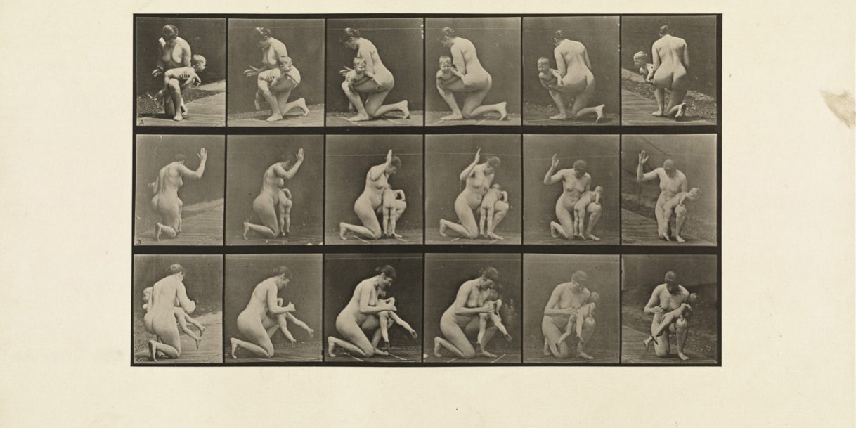 Eadward James Muybridge, ‘Spanking A Child’ Animal_locomotion. Plate_527