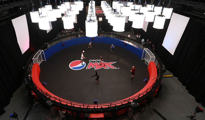 Pepsi Max Volley 360 camera system