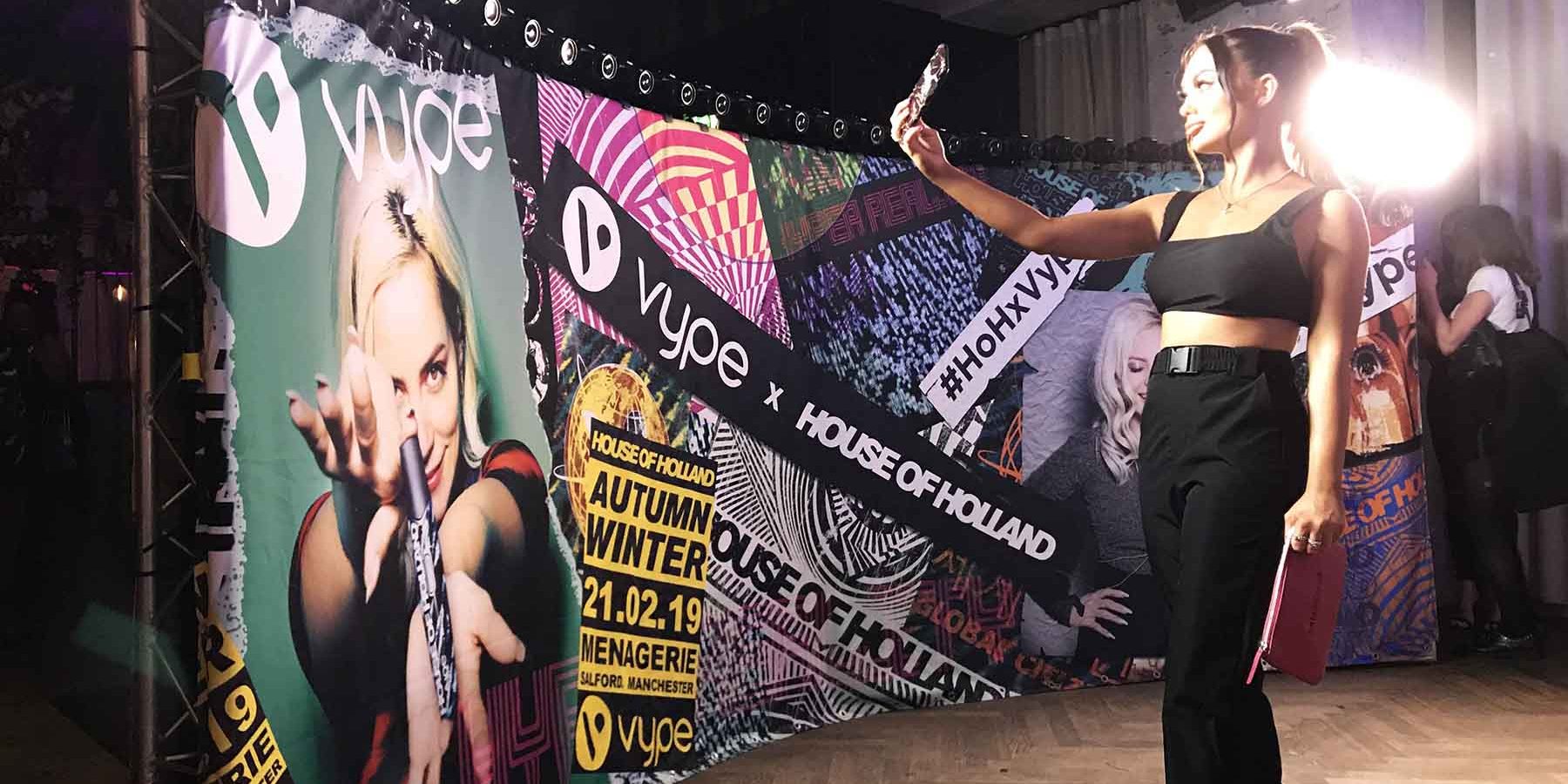 Vype with Lily Allen, behind the scenes