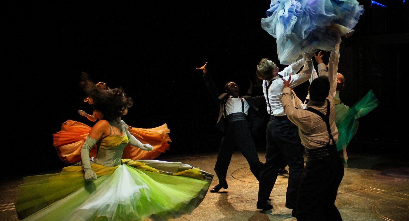 High Society at The Old Vic, behind the scenes