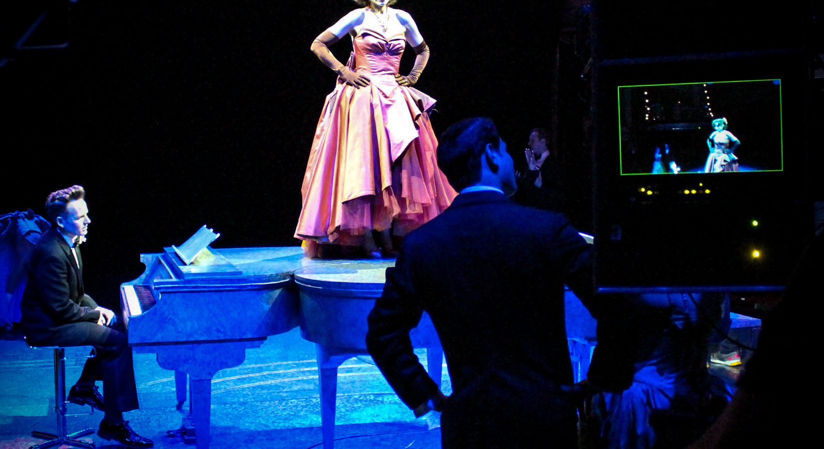 High Society at The Old Vic, behind the scenes