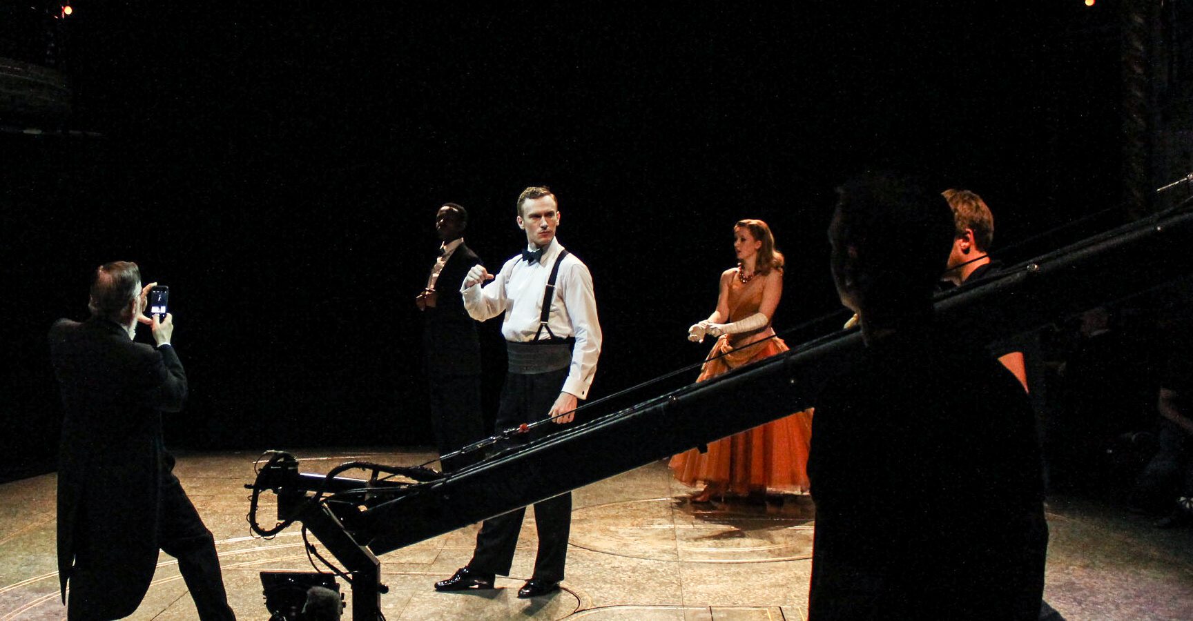 High Society at The Old Vic, behind the scenes