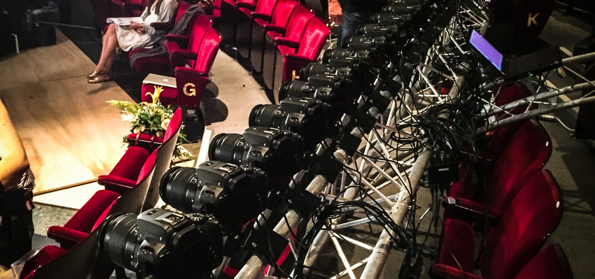 High Society at The Old Vic, behind the scenes