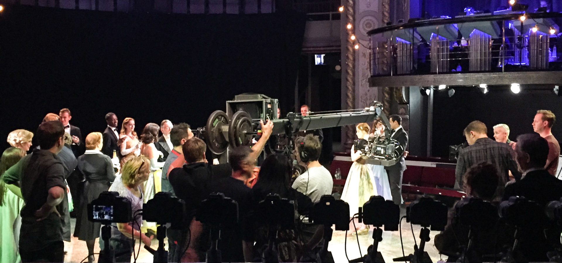 High Society at The Old Vic, behind the scenes