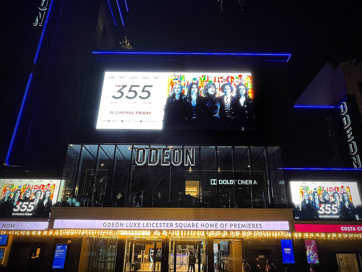 The 355 Film Premiere Event, behind the scenes