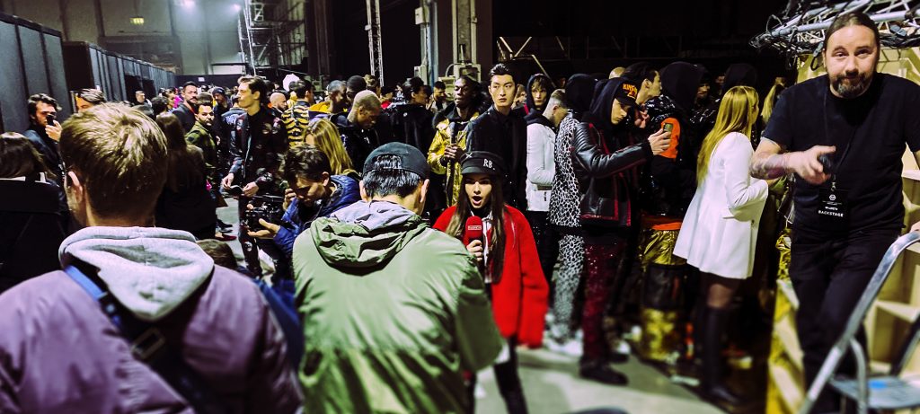Philipp Plein Milan Fashion week, behind the scenes