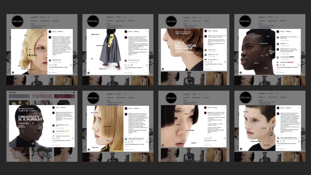 Prada Global SS21 Campaign, behind the scenes