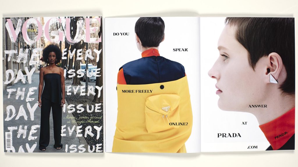 Prada Global SS21 Campaign, behind the scenes