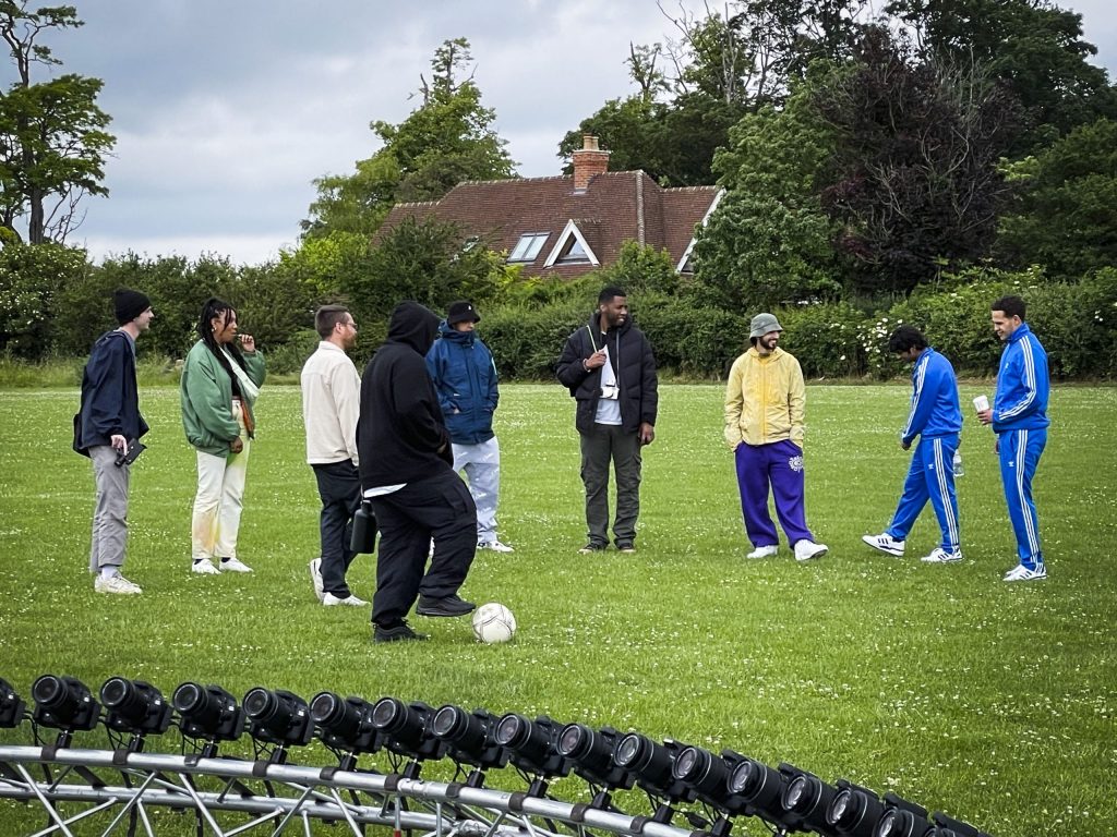 Adidas with Beabadoobee, behind the scenes