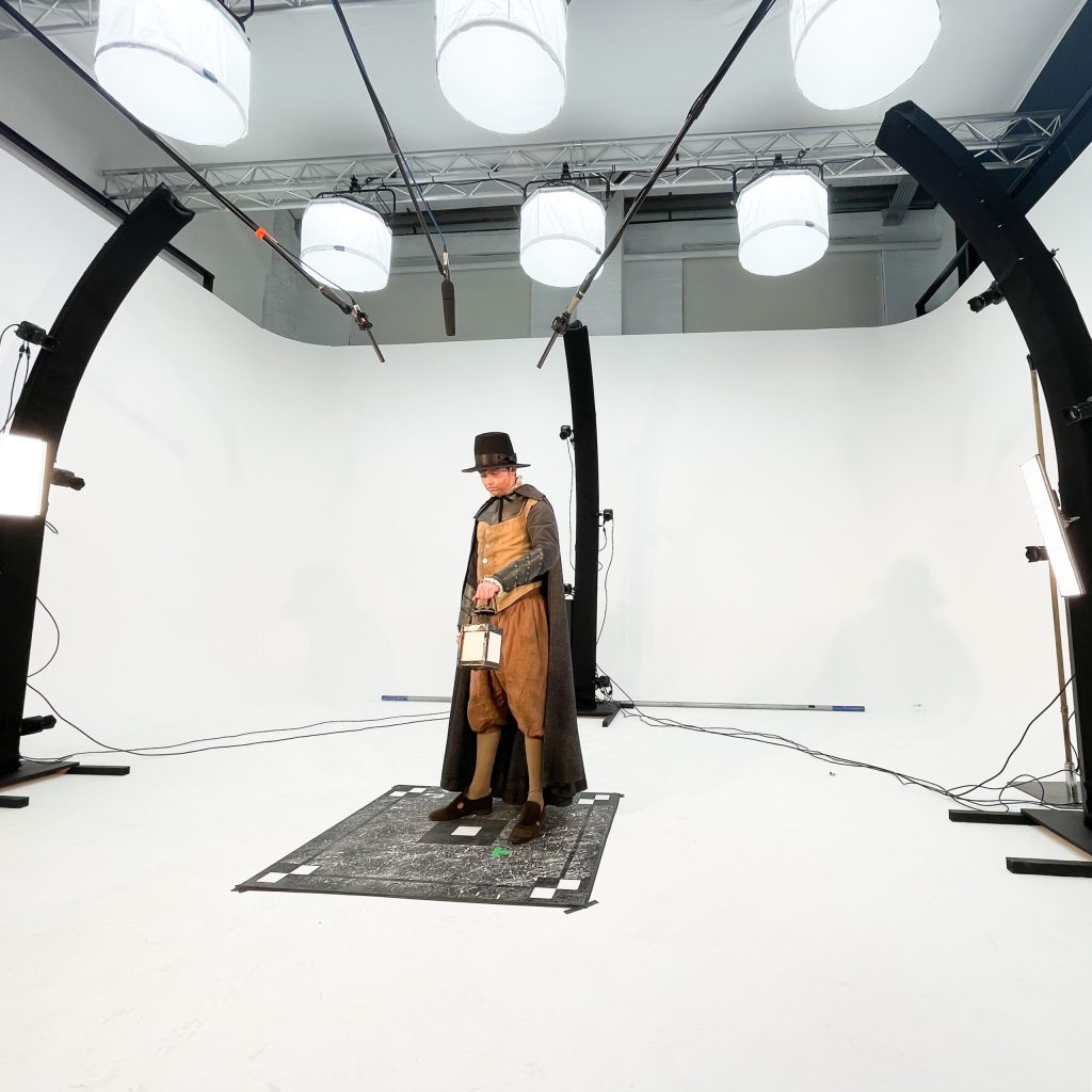 Tom Felton VR Guy Fawkes, behind the scenes