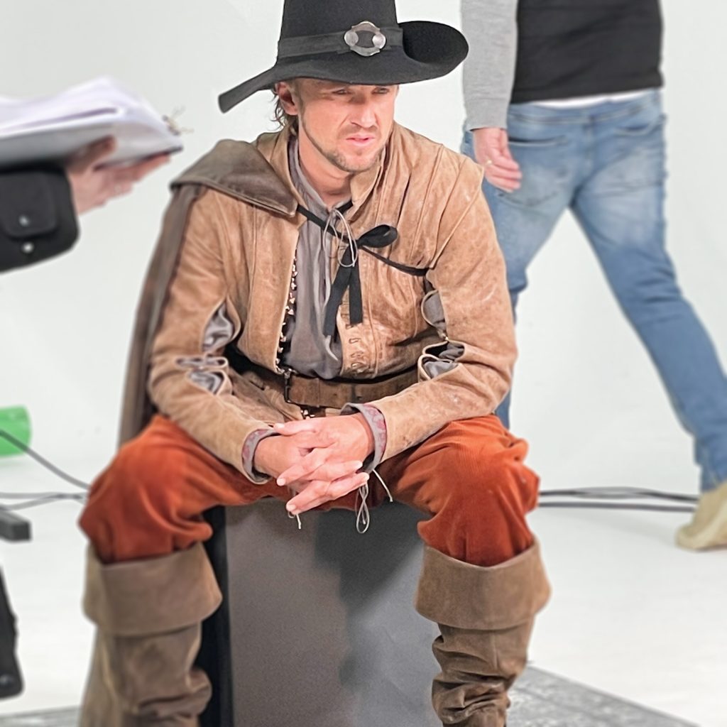 Tom Felton VR Guy Fawkes, behind the scenes