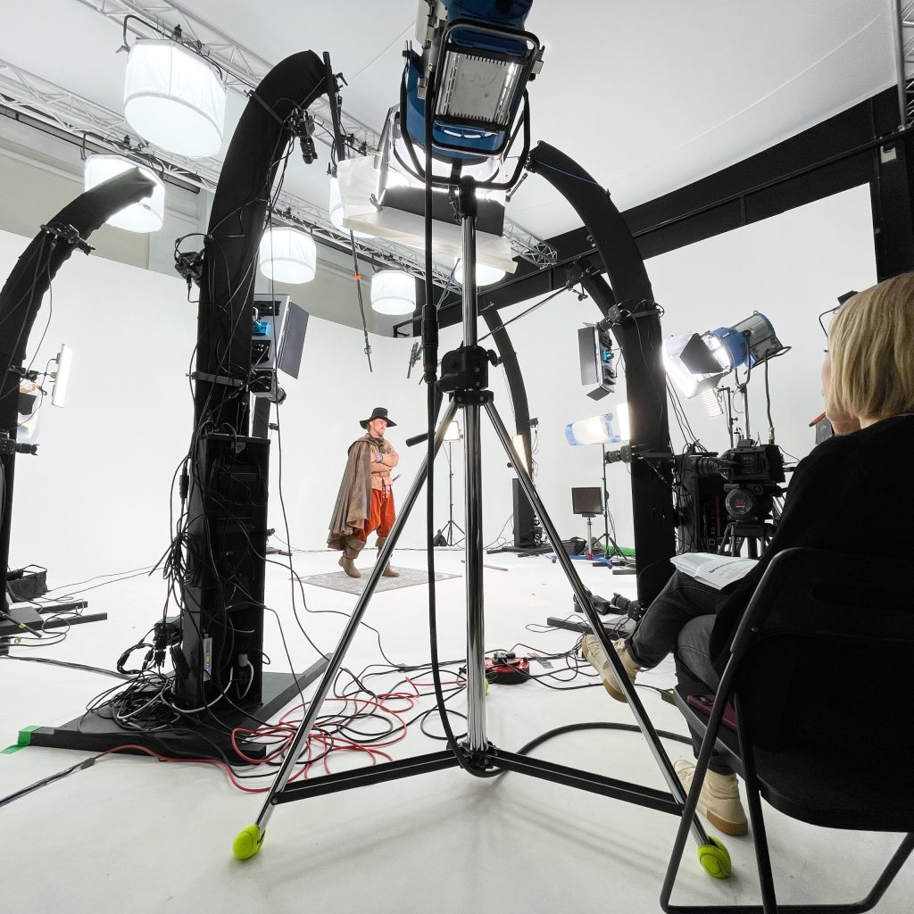 Tom Felton VR Guy Fawkes, behind the scenes