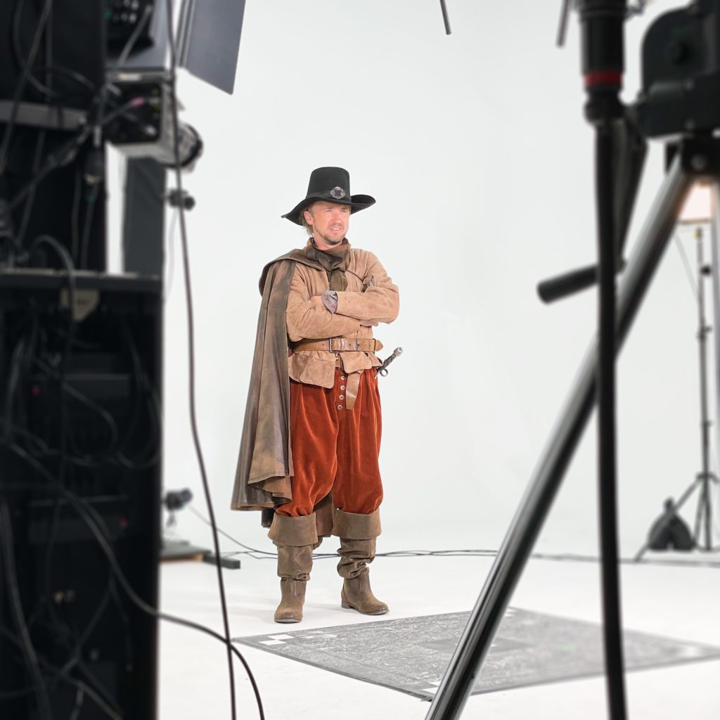 Tom Felton VR Guy Fawkes, behind the scenes