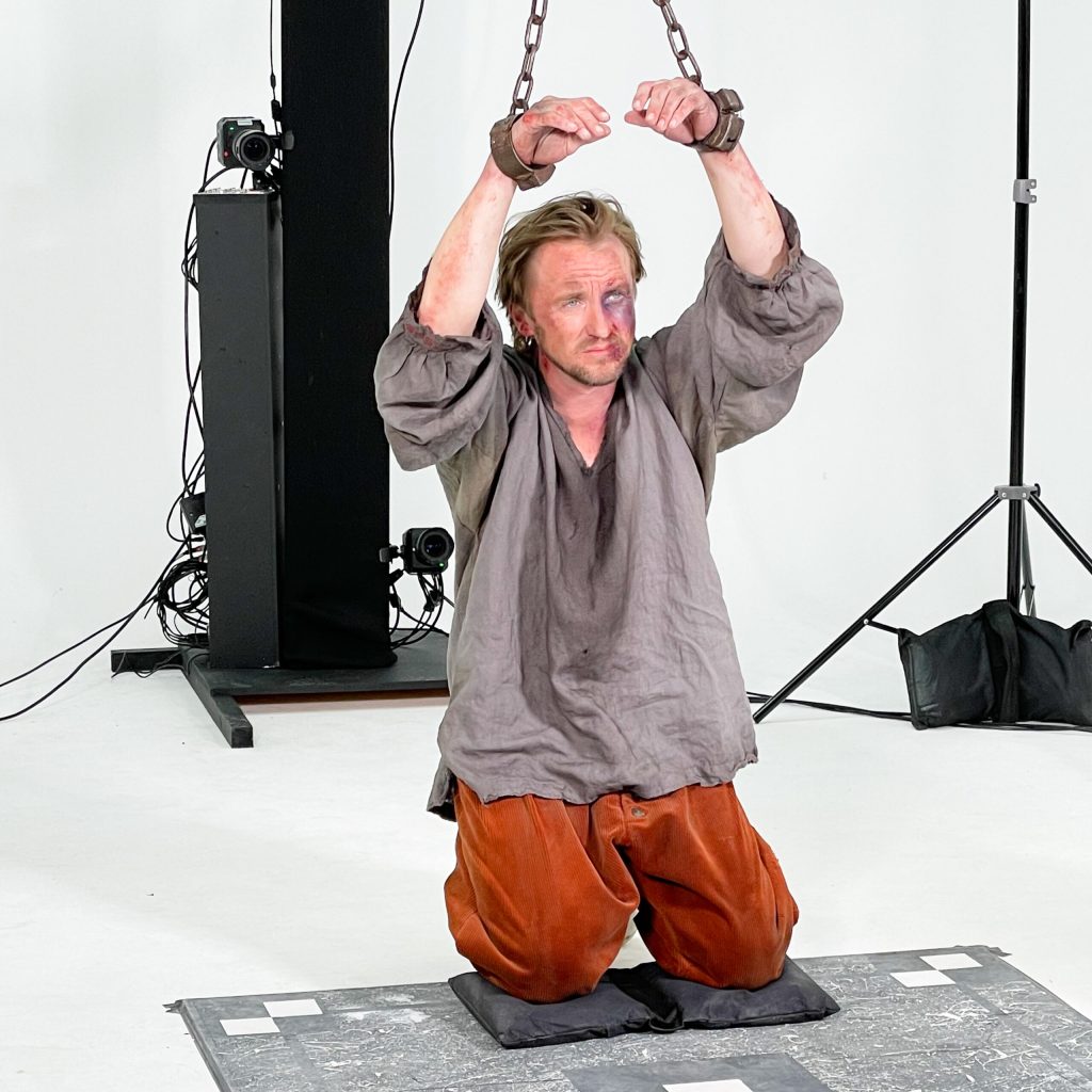 Tom Felton VR Guy Fawkes, behind the scenes
