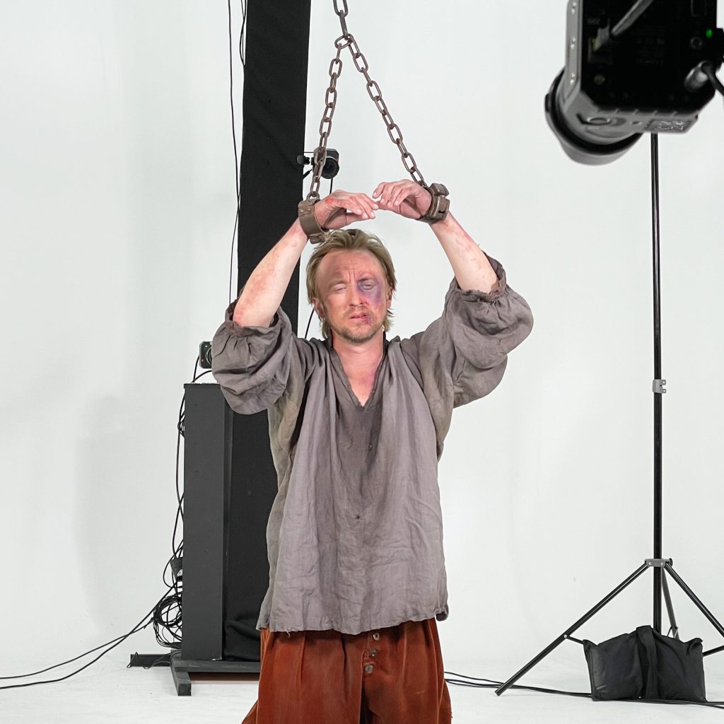 Tom Felton VR Guy Fawkes, behind the scenes