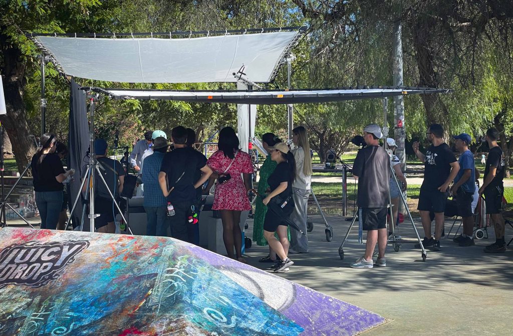 Juicy Drop, behind the scenes