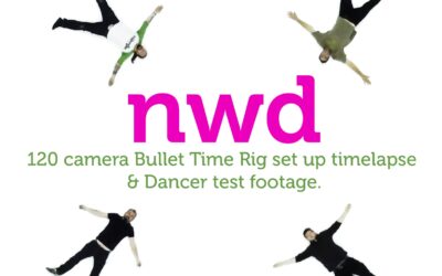 120 camera Bullet Time Rig set up Time-lapse with test footage.