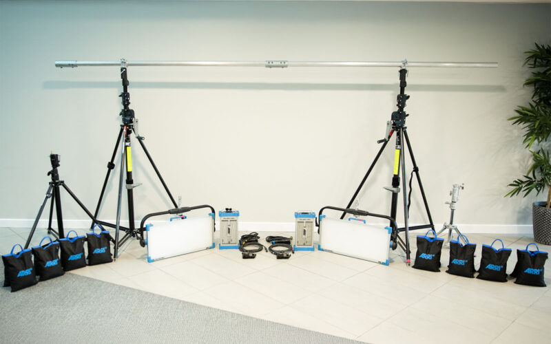 6m Goal Post Background and Lighting Kit