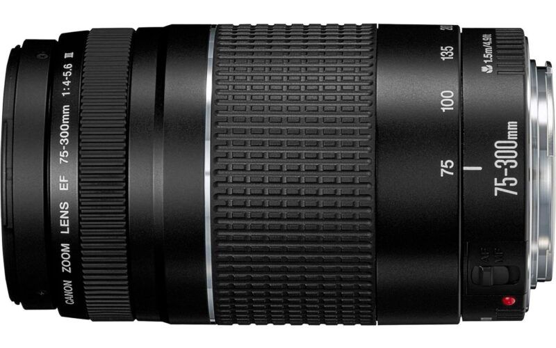 Canon EF 75 – 300 mm f/4.0 – 5.6 III Hire