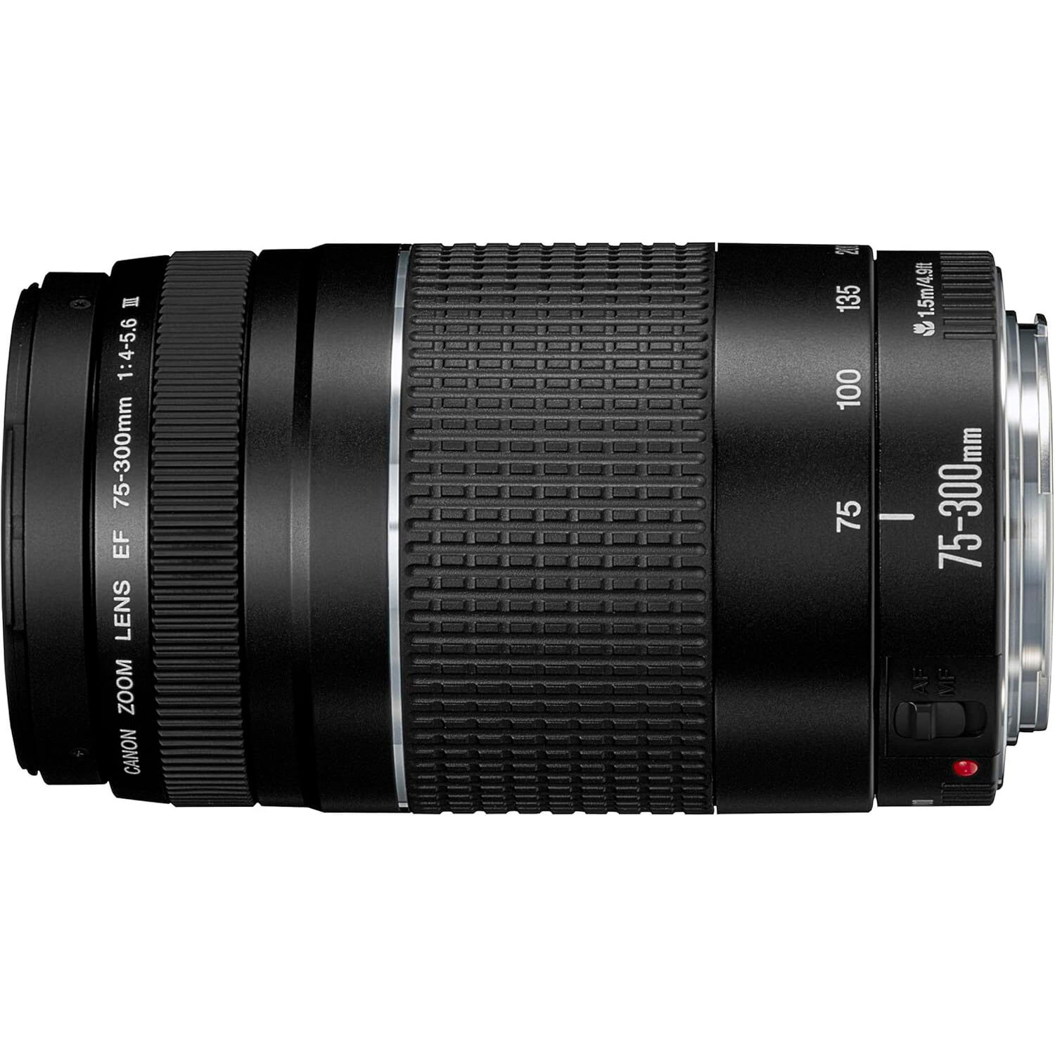 Canon EF 75 - 300 mm f/4.0 - 5.6 III Hire - New World Designs