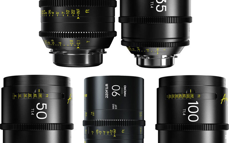 DZOFilm Vespid Prime 5 Lens Set PL/EF For Hire