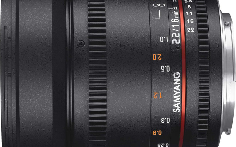 Samyang 16 mm T2.2 Cine EF Canon Prime hire